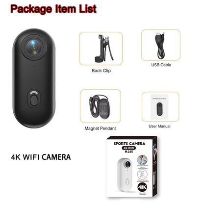 Mini Vlog / Action Camera 4K HD με Wi-Fi – Ultra Compact Body Cam για Sports, Travel & POV
