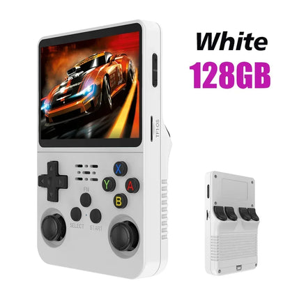 🎮🕹️ R36S Retro Handheld Game Console – 3.5’’ IPS Οθόνη, ArkOS Linux, 64GB / 128GB, Χιλιάδες Παιχνίδια 🎁✨