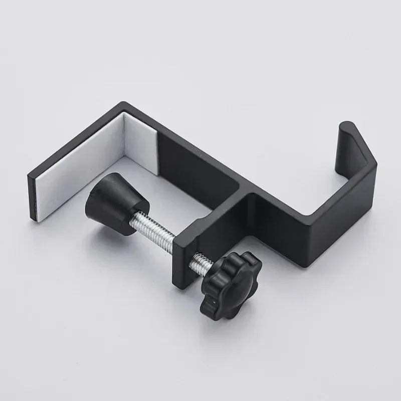 Adjustable Desk Edge Hook for Headset & Backpack – Metal No-Drill Desk Hook