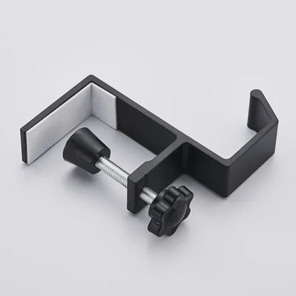 Adjustable Desk Edge Hook for Headset & Backpack – Metal No-Drill Desk Hook