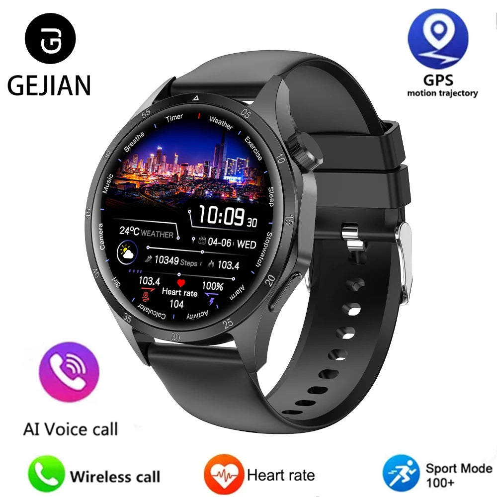 ⌚ 2025 New Men's Smart Watch - AMOLED | GPS | BT Call | NFC