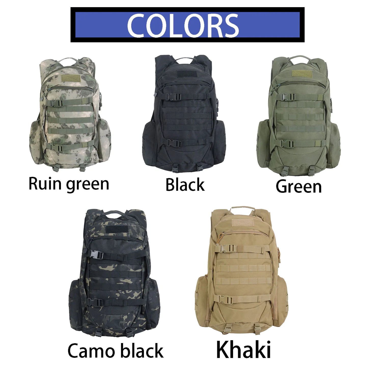 🎒 45L Αδιάβροχο Σακίδιο Πλάτης – Tactical Outdoor Backpack για Ψάρεμα, Κυνήγι & Camping 🏕️💪