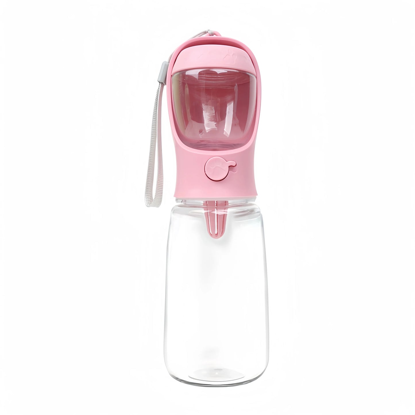 Portable Pet Water Bottle 🐾💧 | Food Dispenser Included 🥣 | Travel-Friendly 🚗 | Food Grade Material ✅
