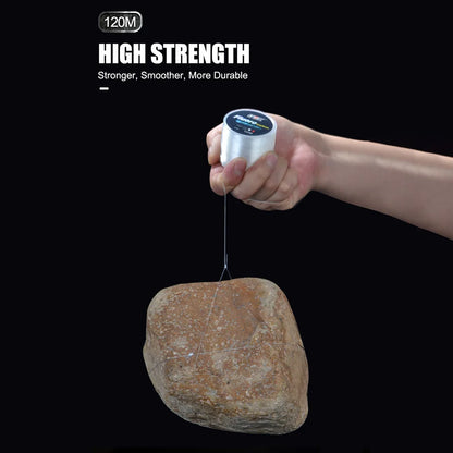🎣🧵 120M Διάφανο Νάιλον Νήμα Ψαρέματος – Ανθεκτική Αόρατη Πετονιά για Γλυκά & Αλμυρά Νερά 🌊🐟