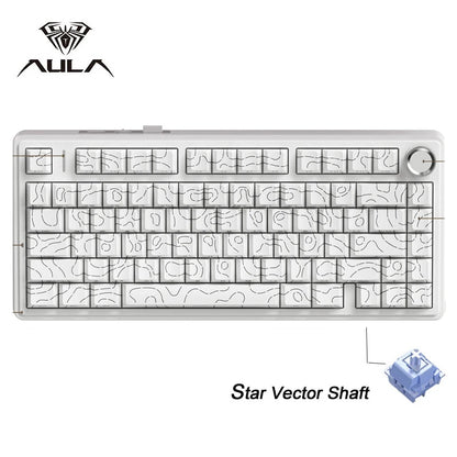 AULA F75 Gaming Mechanical Keyboard RGB – 75% Wireless Layout