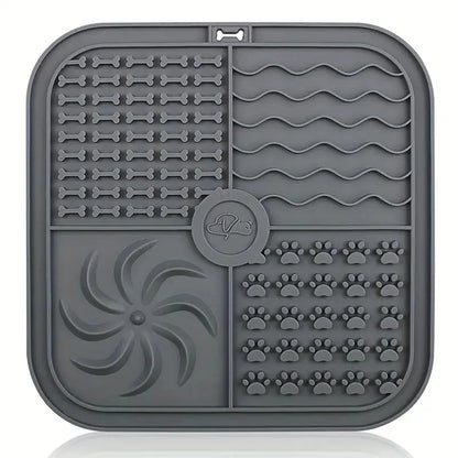 Silicone Lick Mat 🐶🍽️ | Slow Feeder & Distraction Pad 🛁 | Suction Base 🧲 | For Training & Bath Time ✅