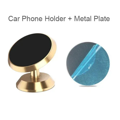 📱🧲 Μαγνητική Βάση Κινητού για Αυτοκίνητο – Universal Car Phone Holder (Περιστρεφόμενη ή Σταθερή) 🚗