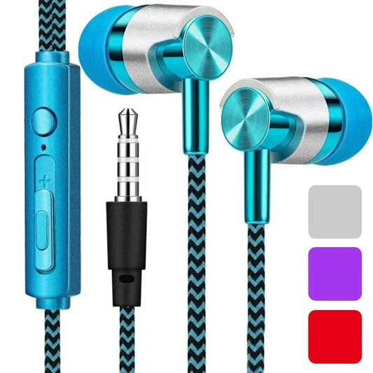 🎧 9D HIFI Heavy Bass – Μεταλλικά Ενσύρματα Earphones για Κρυστάλλινο Ήχο & Δυνατά Μπάσα! 🎧