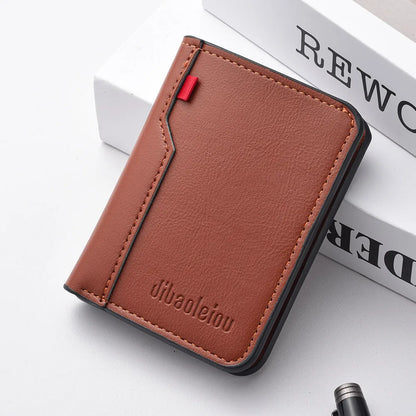 👛 Ανδρικό Mini Πορτοφόλι – Ultra-thin PU Leather, Κομψό & Ελαφρύ 💼✨