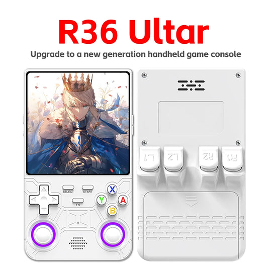 🎮 R36 Ultra Retro Game Console 128GB – Φορητή Κονσόλα Παιχνιδιών με Οθόνη 4.0” IPS, WiFi, RGB Joysticks & Linux System
