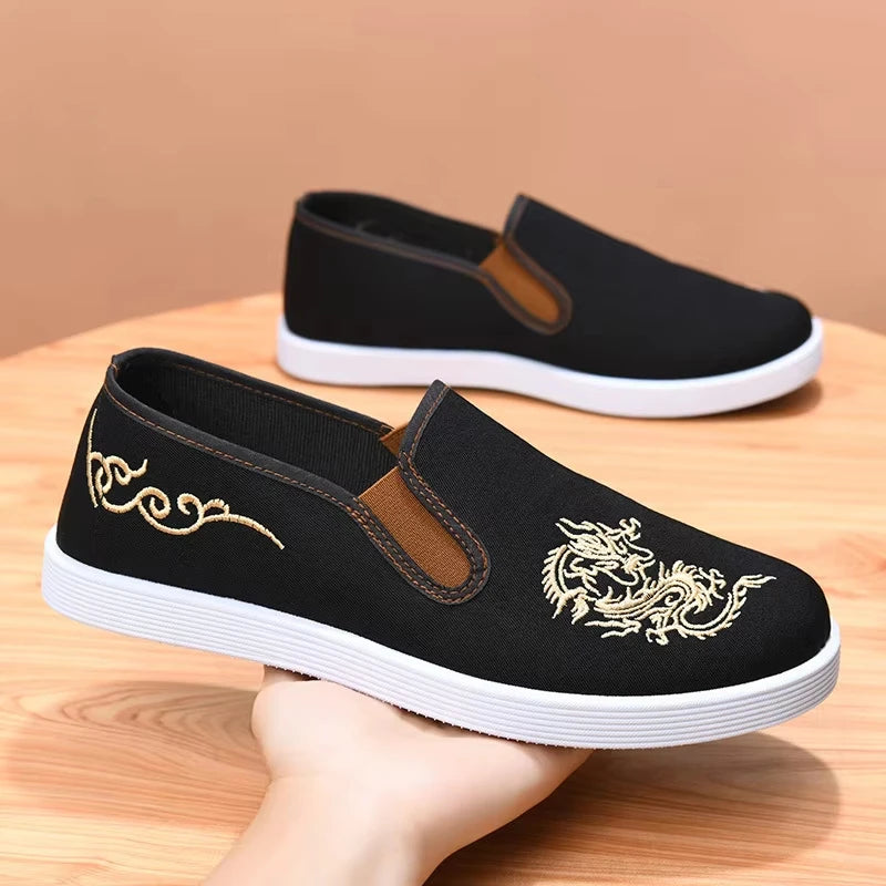 👟☀ Ανδρικά Sneakers Καμβά με Κέντημα – Άνεση & Στυλ για το Καλοκαίρι ☀👟