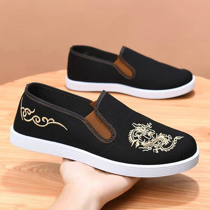👟☀ Ανδρικά Sneakers Καμβά με Κέντημα – Άνεση & Στυλ για το Καλοκαίρι ☀👟