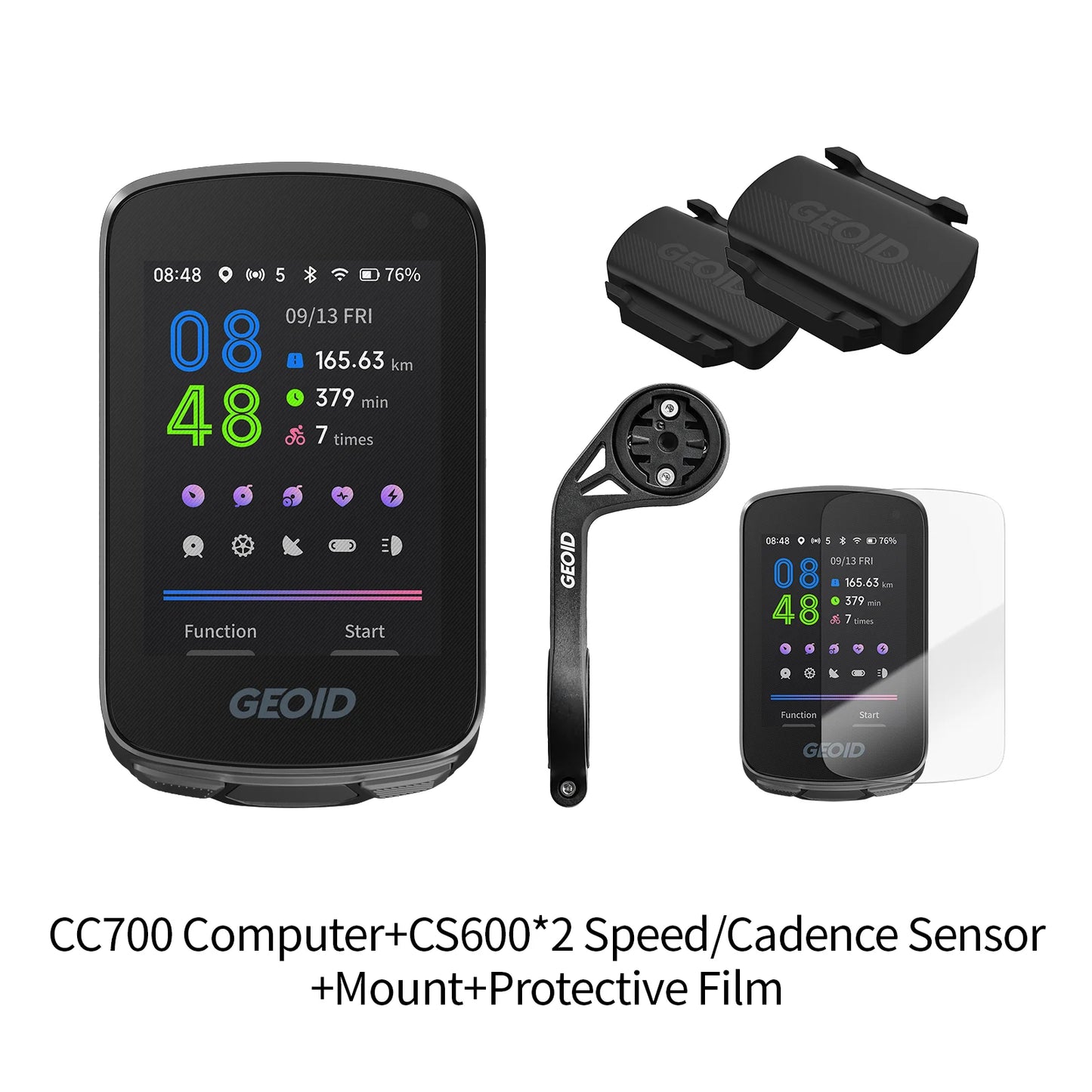 🚴📍 GEOID CC700 GPS Bike Computer – 2.8'' Color Screen με Route Navigation & WiFi