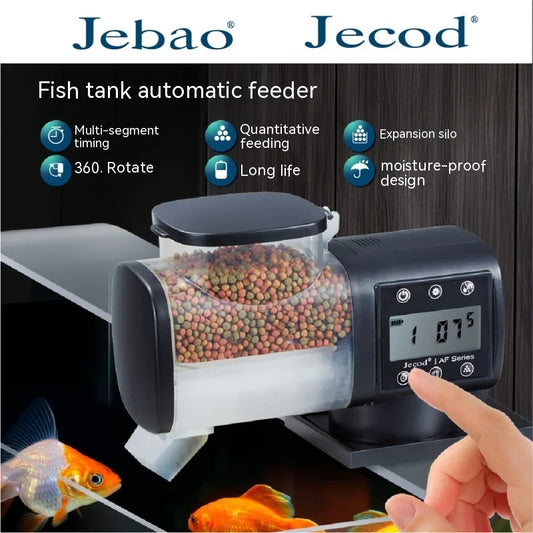 🐠 Jebao Jecod Automatic Fish Feeder – Έξυπνη Ταΐστρα Ενυδρείου (250ml / 500ml)