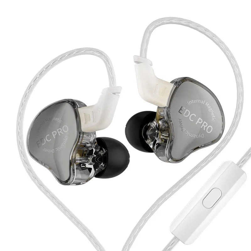 KZ EDC Pro HiFi In-Ear Ακουστικά με Μικρόφωνο – 3.5mm, Αποσπώμενο Καλώδιο & Dynamic Driver