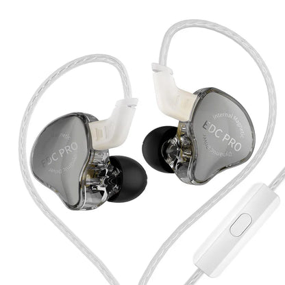 KZ EDC Pro HiFi In-Ear Ακουστικά με Μικρόφωνο – 3.5mm, Αποσπώμενο Καλώδιο & Dynamic Driver