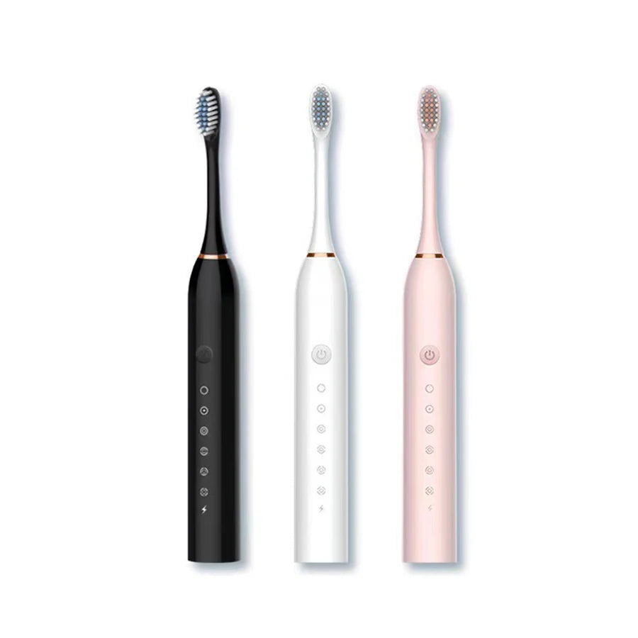 🪥 Electric Ultrasonic Toothbrush X3 – 6 Ταχύτητες | USB Φόρτιση | Αδιάβροχη | Για Ενήλικες & Ζευγάρια