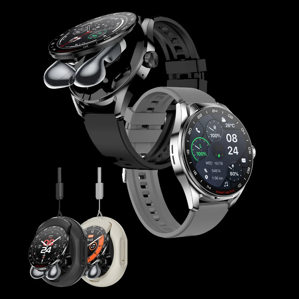 ⌚ GEJIAN D9 – Smart Watch με Ενσωματωμένα Bluetooth Ακουστικά 2-σε-1 | NFC, Κλήσεις, Καρδιακός Ρυθμός & Πολλαπλά Sports Modes