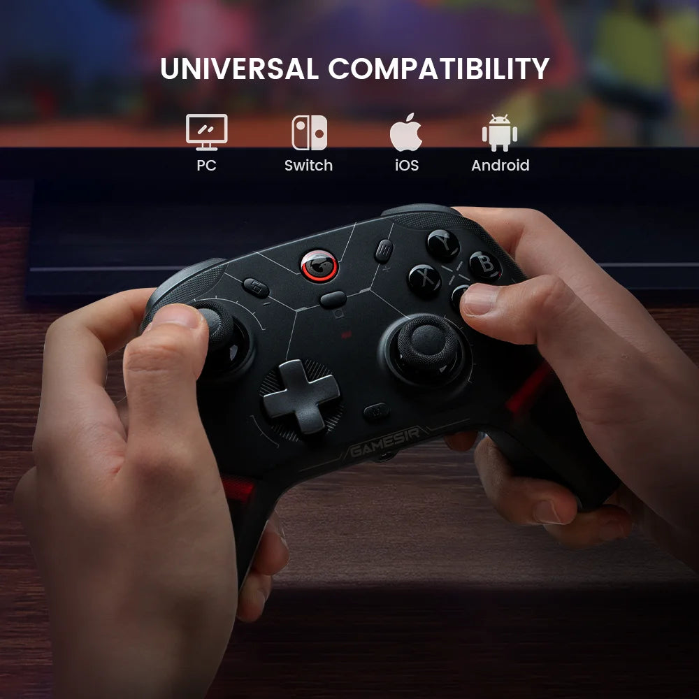 GameSir Cyclone 2 Bluetooth Gamepad – Tri-Mode | TMR Joysticks | Hall Effect Triggers