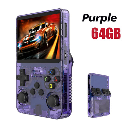 R36S Retro Console 🎮 | 3.5" IPS Screen 📺 | Linux System 🐧 | 64G/128G Games 💾 | Pocket Fun for Kids 👦👧