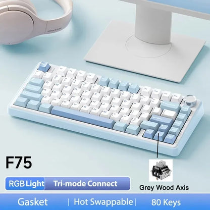 AULA F75 Gaming Mechanical Keyboard RGB – 75% Wireless Layout