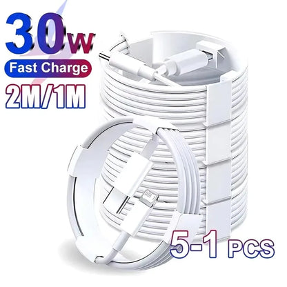 ⚡📱 30W Fast Charging Cable για iPhone – PD Γρήγορη Φόρτιση & Data Sync 🎯