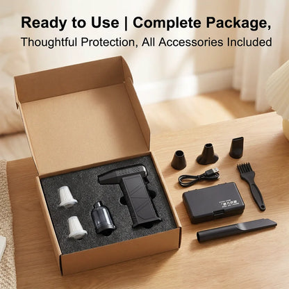 💨⚡ Violent Fan 400000RPM Turbo Jet Blower – Ισχυρό Φορητό Air Blower & Vacuum Cleaner