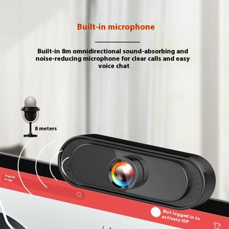🎥✨ Xiaomi 1080P Full HD Webcam – Με Autofocus & Noise Cancelling Mic 🎤💻