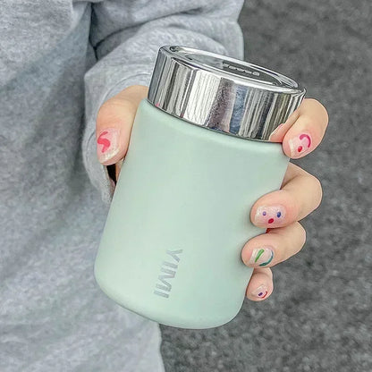 ✨ Mini Thermos Mug 230ml | 316 Ανοξείδωτο Ατσάλι | Pocket Vacuum Flask Καφέ & Τσάι
