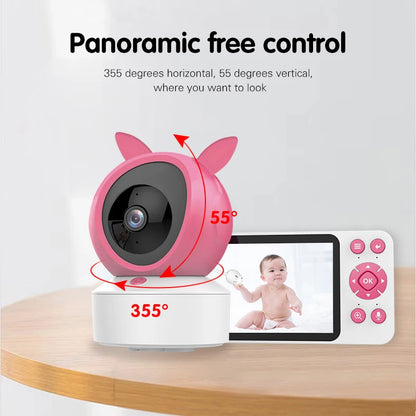 🍼📹 Danmini Smart Baby Monitor – Με Tuya App & Οθόνη 5” HD Η πιο έξυπνη και ασφαλής λύση για να έχεις το μωρό σου πάντα μπροστά σου – όπου κι αν είσαι! 💖