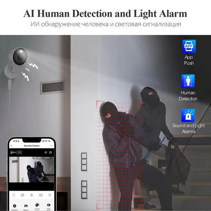 📹🍼 Techage 2MP Smart Ασύρματη Κάμερα Ασφαλείας & Baby Monitor Για ασφάλεια στο σπίτι & ηρεμία για τους γονείς 💖👶