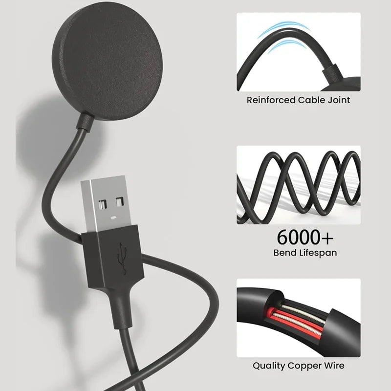 ⚡⌚ Magnetic Wireless Charger 🚀 (USB-A/Type-C – Galaxy Watch Series)