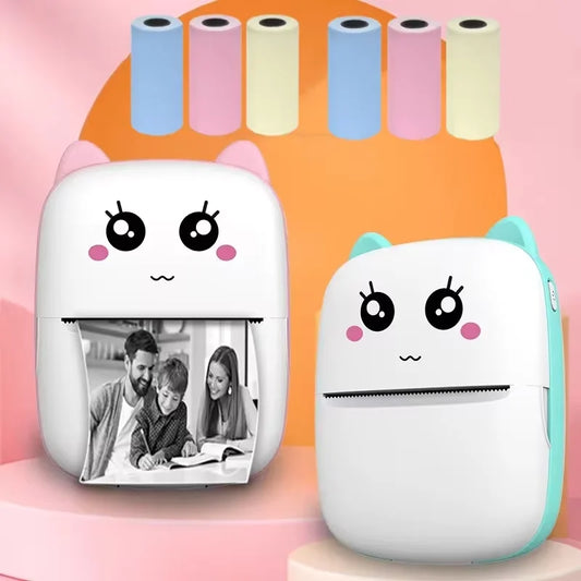 🖨️✨ Portable Mini Printer – Ασύρματος Θερμικός Εκτυπωτής με Bluetooth για Android & iOS ✨📱