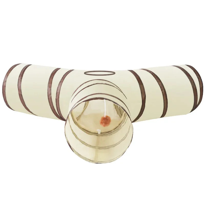 🐾 Παιχνιδιάρικο Τούνελ για Γάτες – Long T/Y Cat Tunnel | Διαδραστικό, Πτυσσόμενο & Ανθεκτικό Παιχνίδι για Εσωτερικούς Χώρους