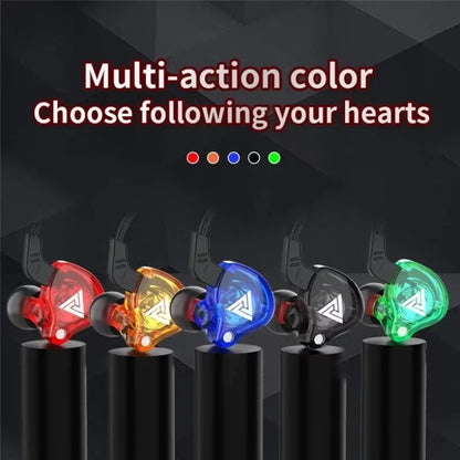 🎧 New Sport Headset with Microphone – QKZ AK6 In-Ear Wired Earphones