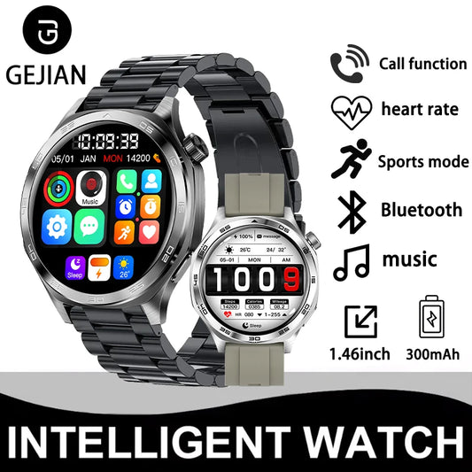 ⌚ GEJIAN Men’s 5.4 Smart Watch – Κομψότητα, Δύναμη & Λειτουργικότητα στον Καρπό σου! ⌚