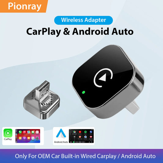 🚗📱 Pionray 2-σε-1 Wireless CarPlay & Android Auto Adapter – Από Καλώδιο σε Ασύρματο σε Δευτερόλεπτα 📱🚗