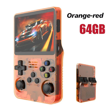 🎮🕹️ R36S Retro Handheld Game Console – 3.5’’ IPS Οθόνη, ArkOS Linux, 64GB / 128GB, Χιλιάδες Παιχνίδια 🎁✨