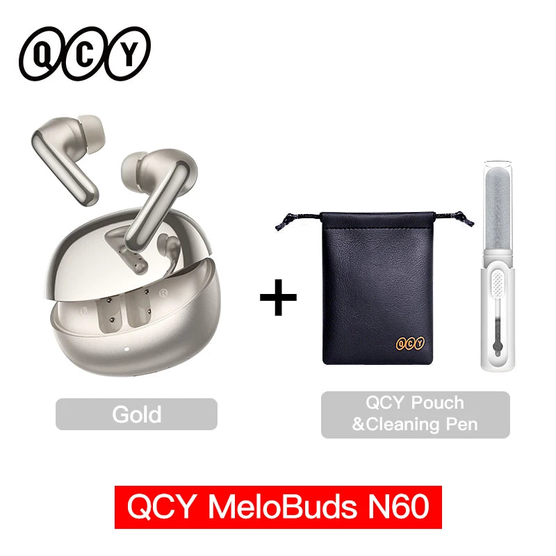 🎧 QCY MeloBuds N60 – Bluetooth 6.0 Earbuds με ANC, LDAC & 45H Αυτονομία