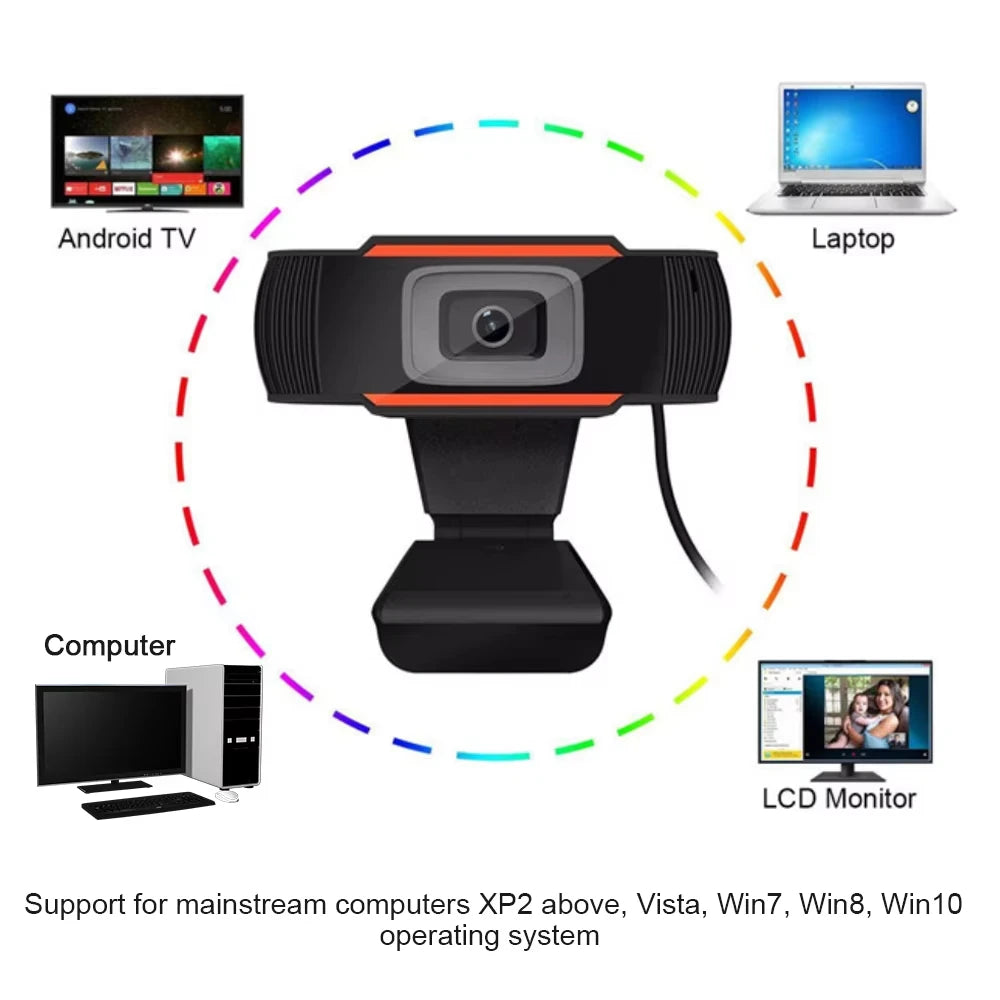 🎥💻 Gohero 2K/1080P Full HD Webcam με Μικρόφωνο 🎤 | USB Plug & Play | Autofocus 🔎 | Live Streaming & Video Calls