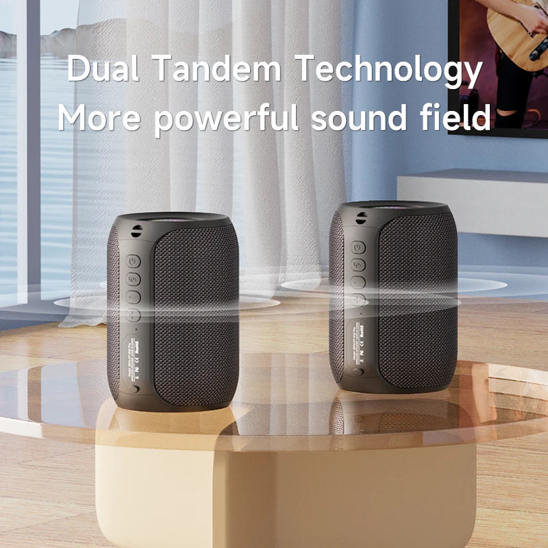 Zealot S32PRO Powerful Bluetooth Speaker – 15W Bass, LED Lights, IPX5 Waterproof