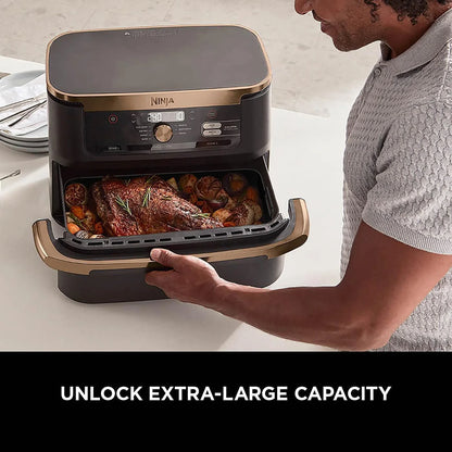 🍕 Σιλικόνη Δίσκος Air Fryer για Ninja AF500 – Αντικολλητικό & Επαναχρησιμοποιήσιμο Liner Basket | Ιδανικό για Pizza, Grill & Baking