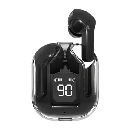 🎧✨ Original T2 Transparent TWS Bluetooth Earbuds – Bluetooth 5.3, HiFi Ήχος & LED Power Display