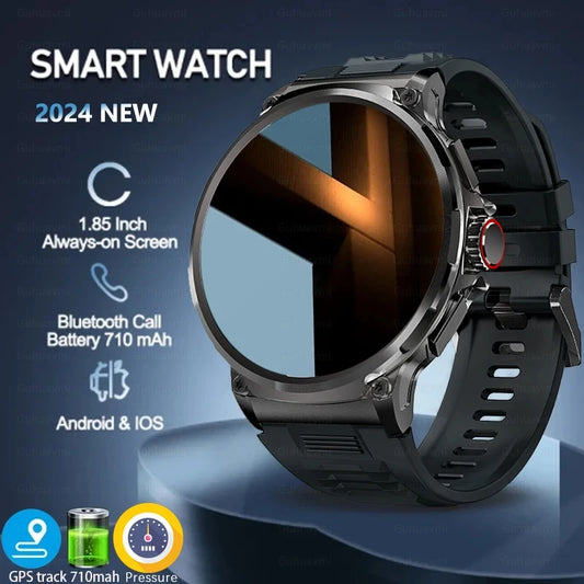 ⌚ New 1.85” Ultra HD Smart Watch – Δύναμη, GPS & Στυλ στον Καρπό σου! ⌚