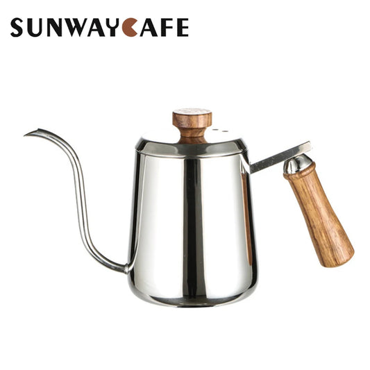 ☕✨ Drip Kettle με Λαιμό Κύκνου – Για Τέλειο Pour Over Καφέ! ✨☕  Drip Kettle Non-stick Stainless Steel