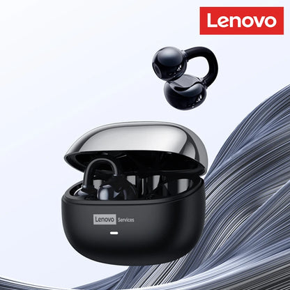 Lenovo LE302 OWS Bluetooth 6.0 – Wireless Ear Clip Headphones with Open-Ear Design & Up to 25 Hours Battery Life