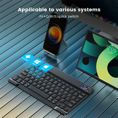 ⌨️🖱️ Bluetooth Wireless Keyboard & Mouse – Συμβατό με iOS, Android, Windows & iPad ✨