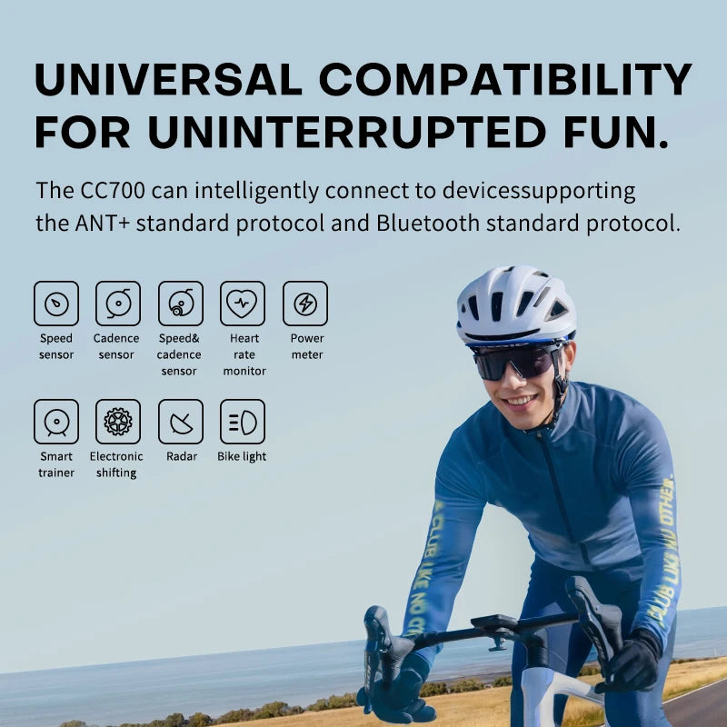 🚴📍 GEOID CC700 GPS Bike Computer – 2.8'' Color Screen με Route Navigation & WiFi