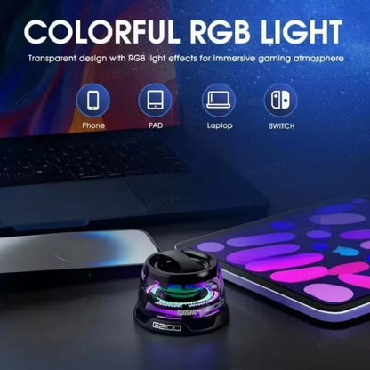 🔊🌈 Outdoor Magnetic Bluetooth Speaker – Φορητό Ηχείο με RGB Φωτισμό & Βάση Κινητού 🚀