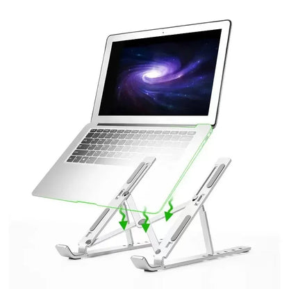 💻✨ Αναδιπλούμενη Αλουμινένια Βάση Laptop – Ρυθμιζόμενη & Εργονομική 🎯